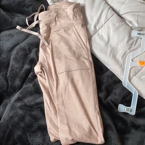 Light pink joggers